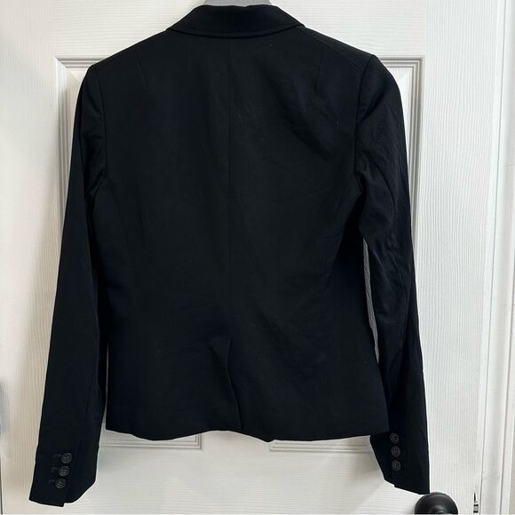 J. Crew Black 100% Wool Blazer Suiting Jacket Suit Women's Size 4 - Picture 8 of 10